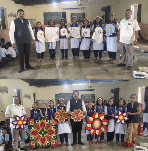 किकवी विद्यालयात दिवाळीनिमित्त विद्यार्थ्यांसाठी कलाकौशल्य कार्यशाळा उत्साहात संपन्न!